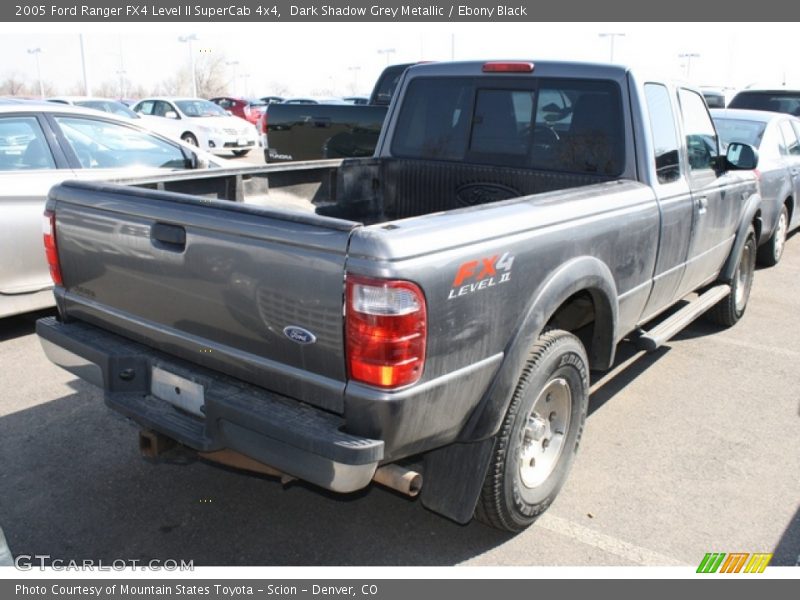 Dark Shadow Grey Metallic / Ebony Black 2005 Ford Ranger FX4 Level II SuperCab 4x4