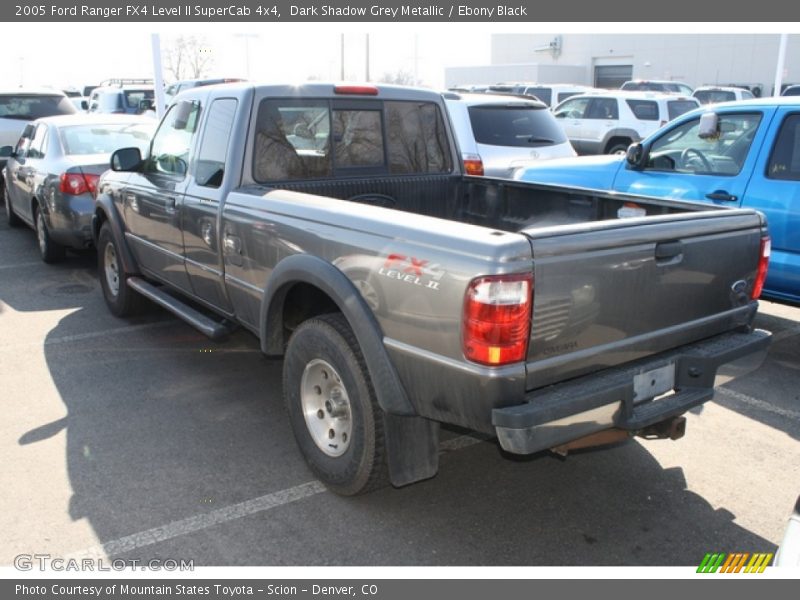 Dark Shadow Grey Metallic / Ebony Black 2005 Ford Ranger FX4 Level II SuperCab 4x4