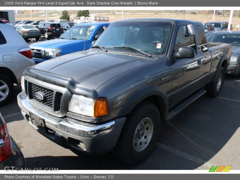 Dark Shadow Grey Metallic / Ebony Black 2005 Ford Ranger FX4 Level II SuperCab 4x4