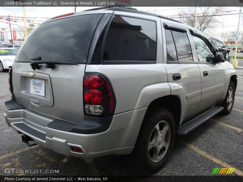 Silverstone Metallic / Light Gray 2008 Chevrolet TrailBlazer LS