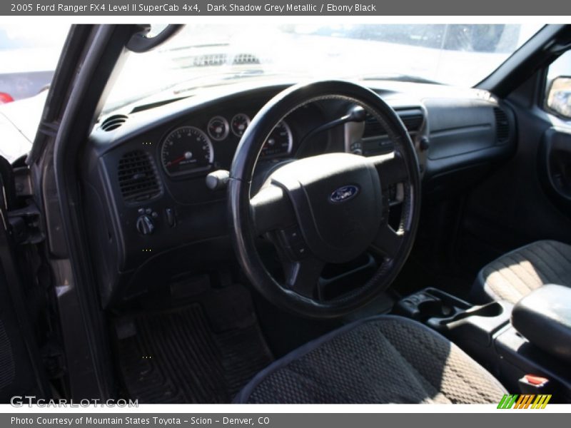 Dark Shadow Grey Metallic / Ebony Black 2005 Ford Ranger FX4 Level II SuperCab 4x4