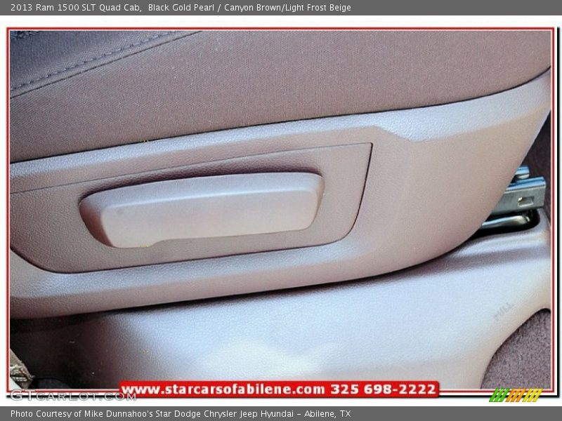 Black Gold Pearl / Canyon Brown/Light Frost Beige 2013 Ram 1500 SLT Quad Cab