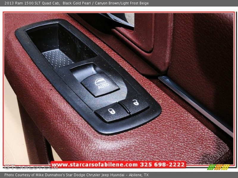 Black Gold Pearl / Canyon Brown/Light Frost Beige 2013 Ram 1500 SLT Quad Cab