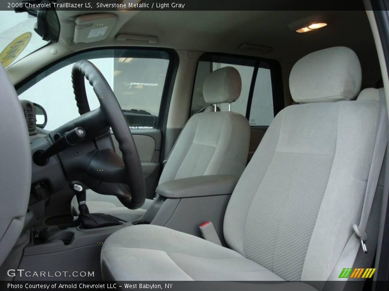 Silverstone Metallic / Light Gray 2008 Chevrolet TrailBlazer LS