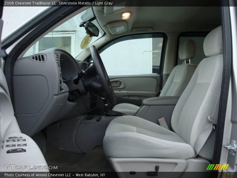Silverstone Metallic / Light Gray 2008 Chevrolet TrailBlazer LS
