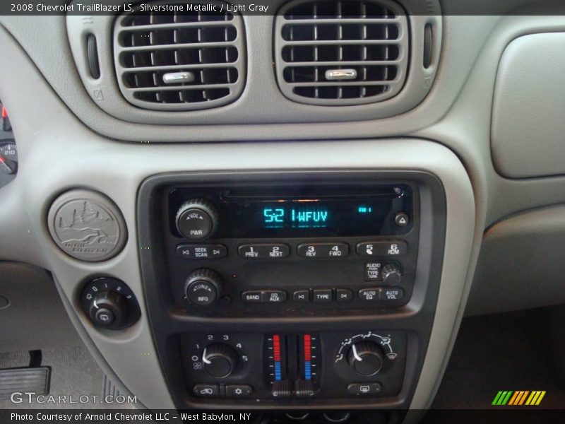 Silverstone Metallic / Light Gray 2008 Chevrolet TrailBlazer LS