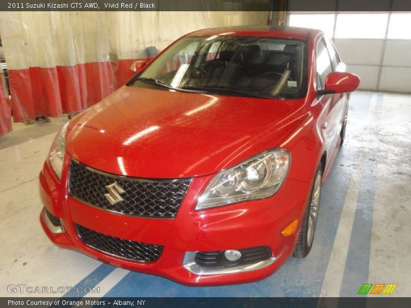 Vivid Red / Black 2011 Suzuki Kizashi GTS AWD