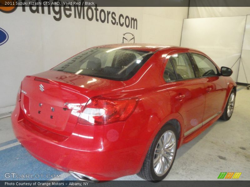 Vivid Red / Black 2011 Suzuki Kizashi GTS AWD