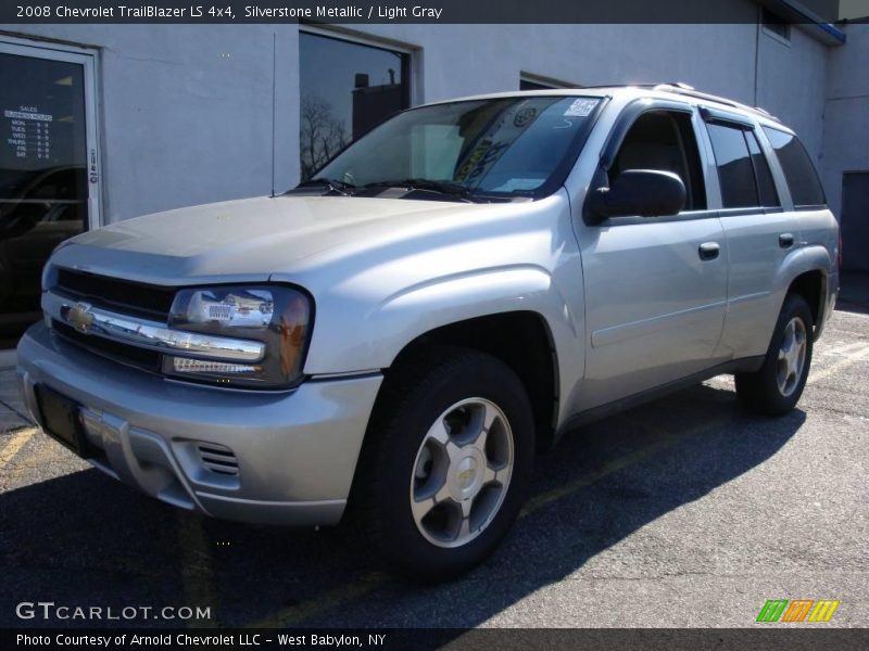 Silverstone Metallic / Light Gray 2008 Chevrolet TrailBlazer LS 4x4