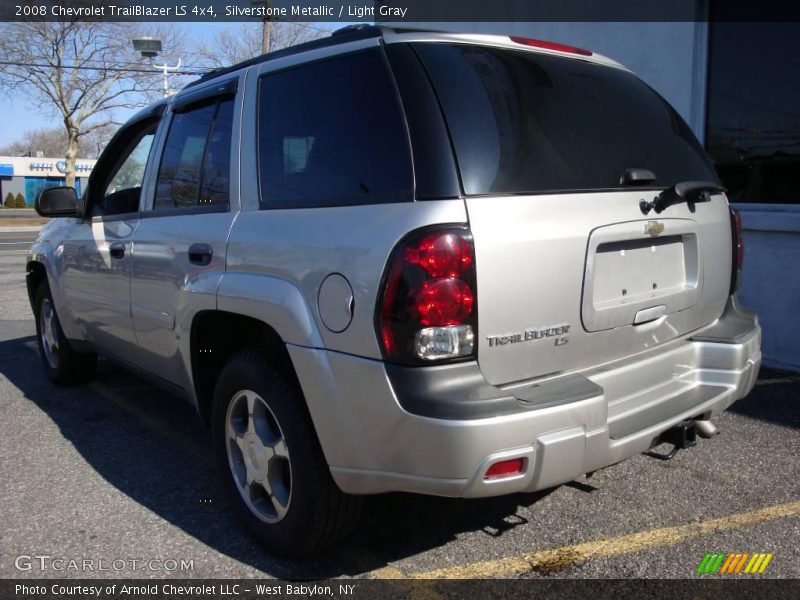 Silverstone Metallic / Light Gray 2008 Chevrolet TrailBlazer LS 4x4