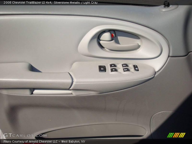 Silverstone Metallic / Light Gray 2008 Chevrolet TrailBlazer LS 4x4
