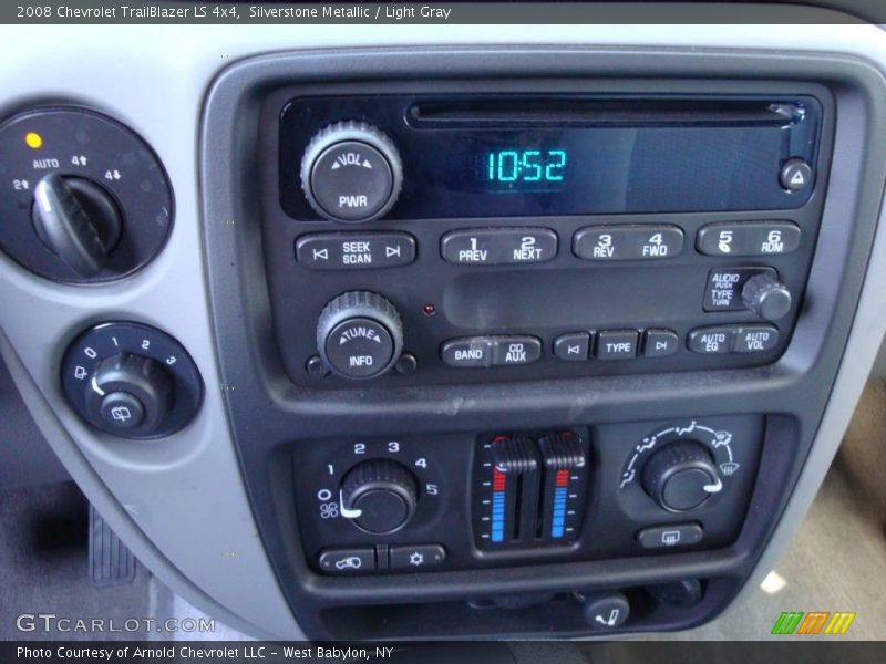 Silverstone Metallic / Light Gray 2008 Chevrolet TrailBlazer LS 4x4