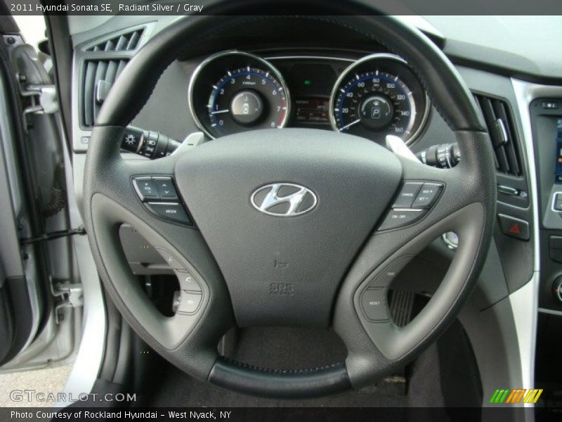 Radiant Silver / Gray 2011 Hyundai Sonata SE