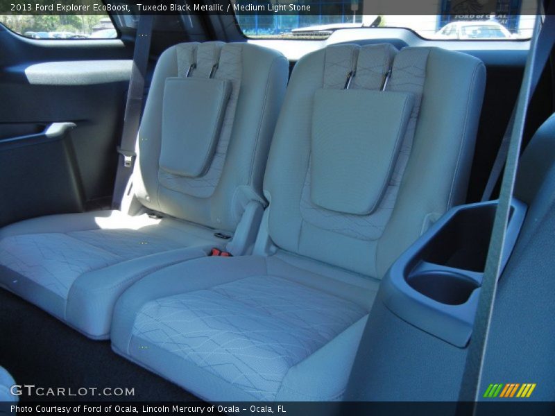 Tuxedo Black Metallic / Medium Light Stone 2013 Ford Explorer EcoBoost