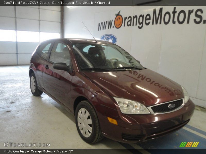 Dark Toreador Red Metallic / Charcoal 2007 Ford Focus ZX3 S Coupe