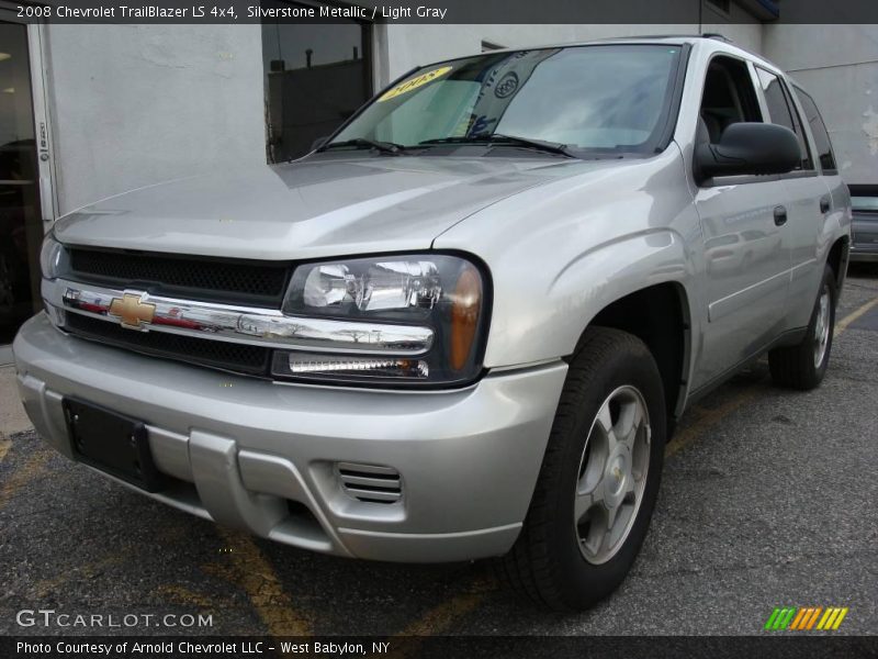 Silverstone Metallic / Light Gray 2008 Chevrolet TrailBlazer LS 4x4