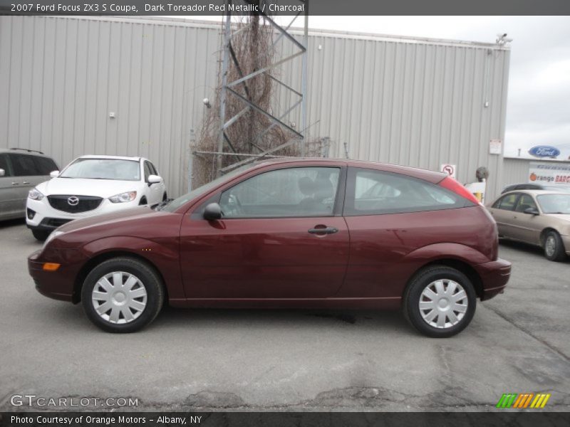Dark Toreador Red Metallic / Charcoal 2007 Ford Focus ZX3 S Coupe