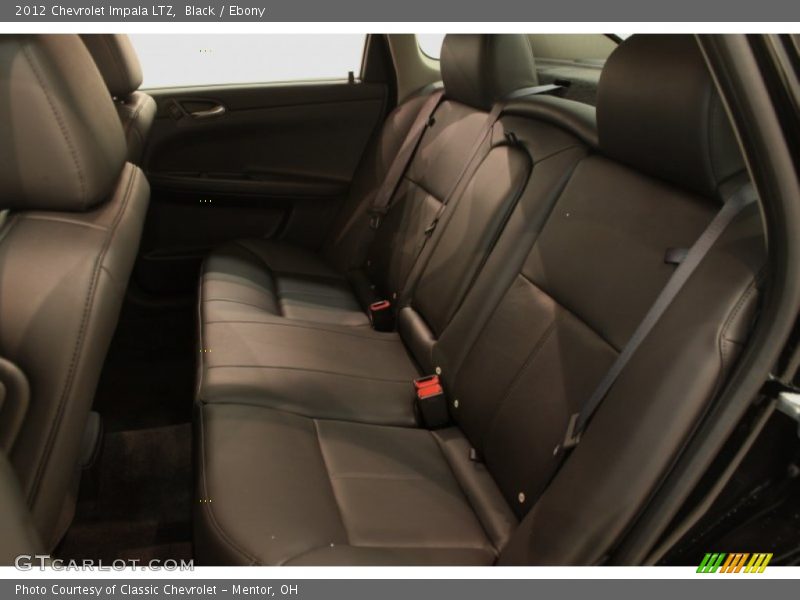 Rear Seat of 2012 Impala LTZ