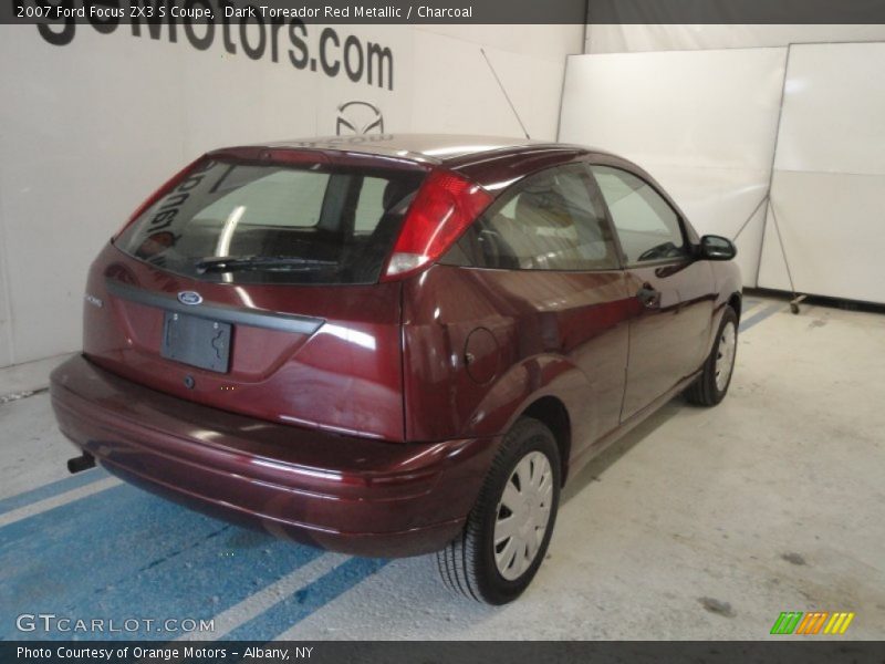 Dark Toreador Red Metallic / Charcoal 2007 Ford Focus ZX3 S Coupe