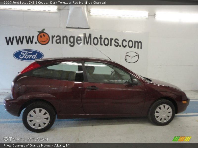 Dark Toreador Red Metallic / Charcoal 2007 Ford Focus ZX3 S Coupe