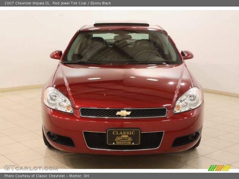 Red Jewel Tint Coat / Ebony Black 2007 Chevrolet Impala SS