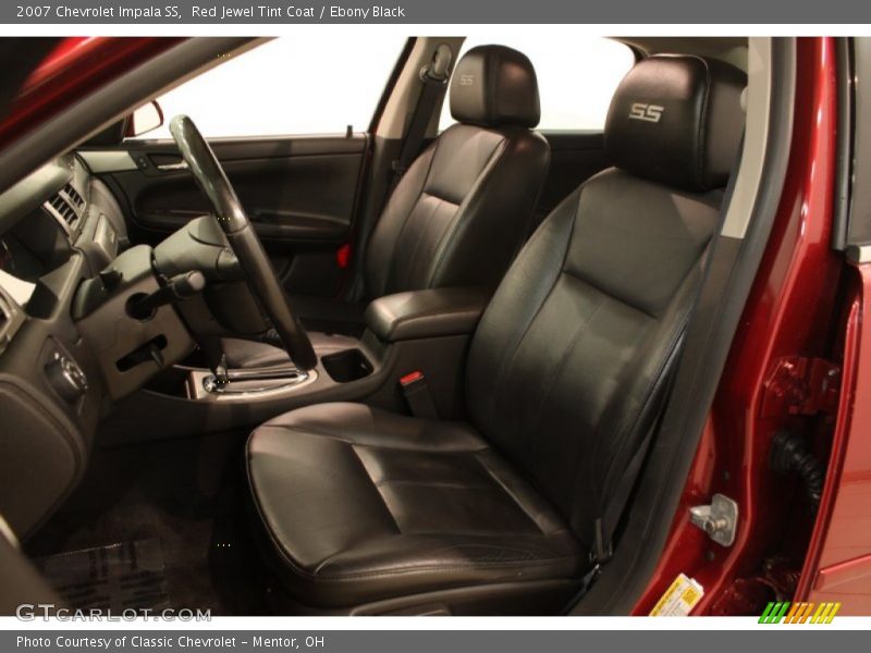 Front Seat of 2007 Impala SS