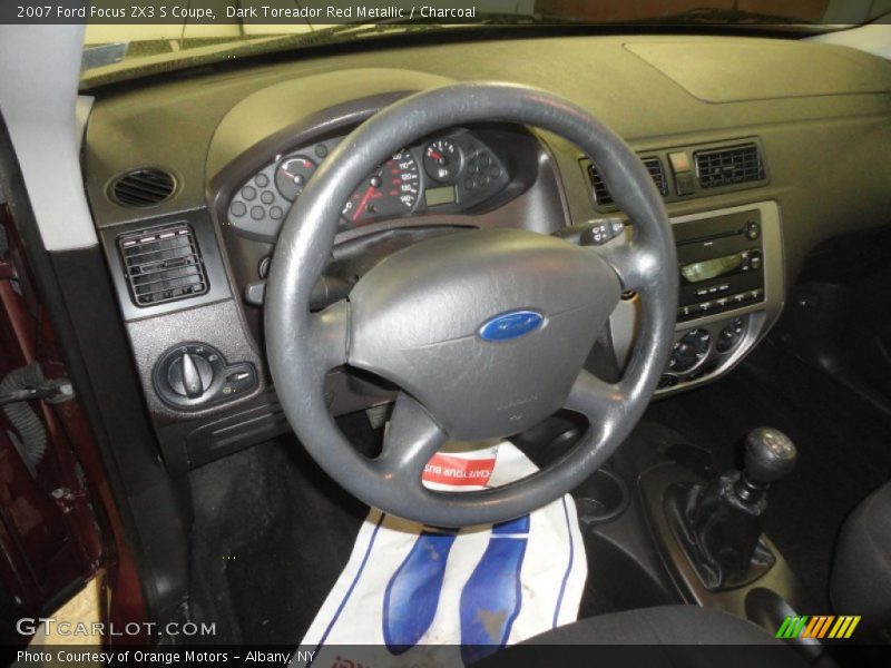 Dark Toreador Red Metallic / Charcoal 2007 Ford Focus ZX3 S Coupe