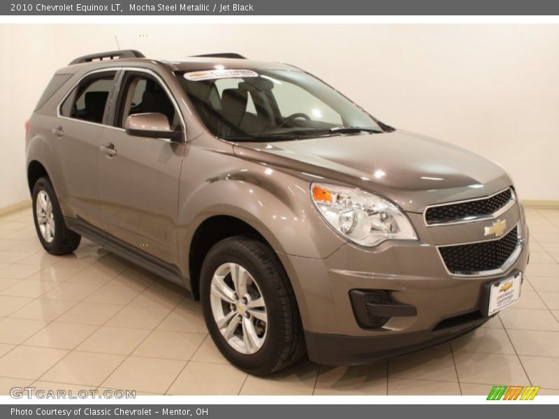 Mocha Steel Metallic / Jet Black 2010 Chevrolet Equinox LT