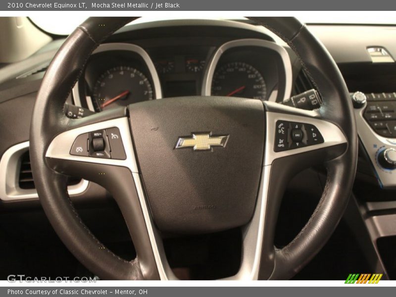 Mocha Steel Metallic / Jet Black 2010 Chevrolet Equinox LT