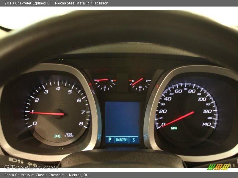 Mocha Steel Metallic / Jet Black 2010 Chevrolet Equinox LT