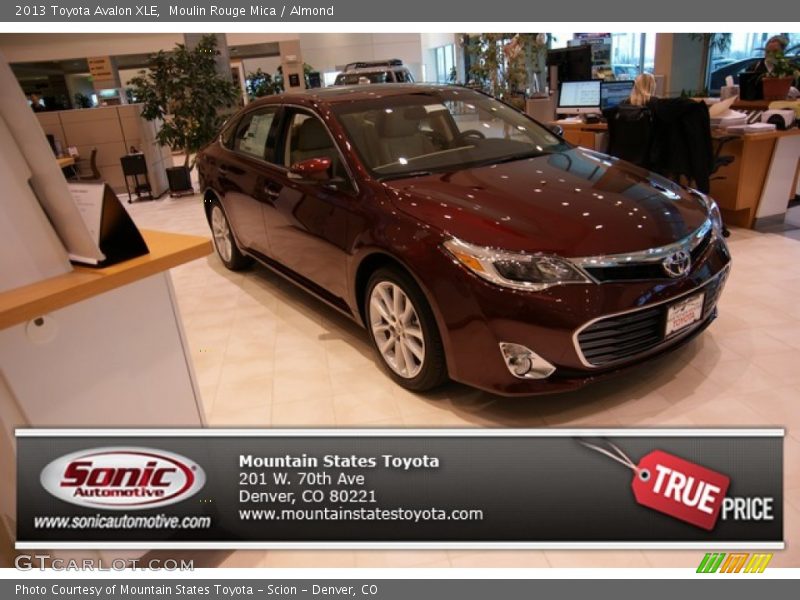 Moulin Rouge Mica / Almond 2013 Toyota Avalon XLE
