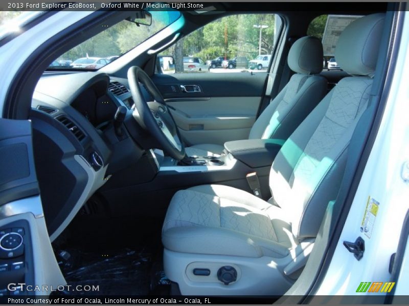 Front Seat of 2013 Explorer EcoBoost