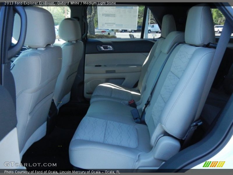 Rear Seat of 2013 Explorer EcoBoost