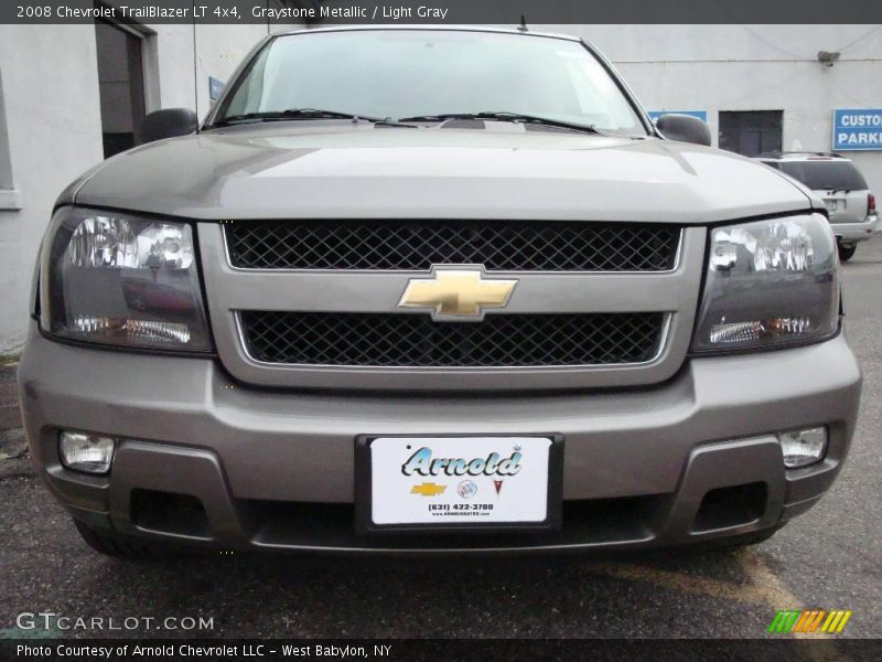 Graystone Metallic / Light Gray 2008 Chevrolet TrailBlazer LT 4x4