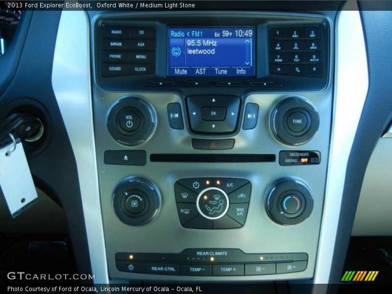 Controls of 2013 Explorer EcoBoost