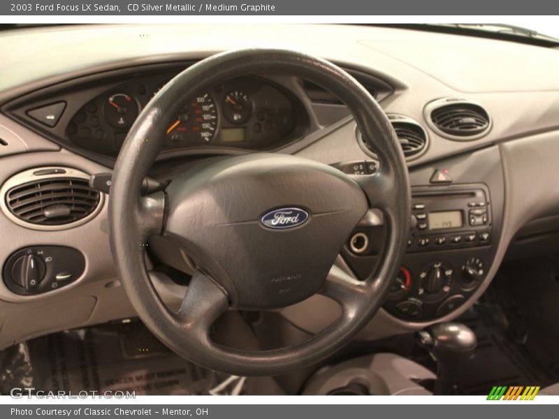 CD Silver Metallic / Medium Graphite 2003 Ford Focus LX Sedan