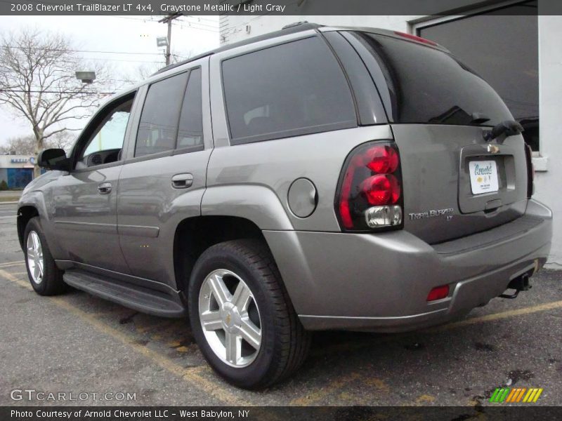 Graystone Metallic / Light Gray 2008 Chevrolet TrailBlazer LT 4x4