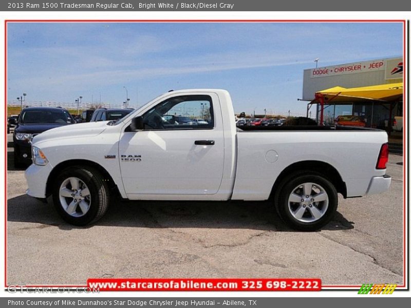 Bright White / Black/Diesel Gray 2013 Ram 1500 Tradesman Regular Cab