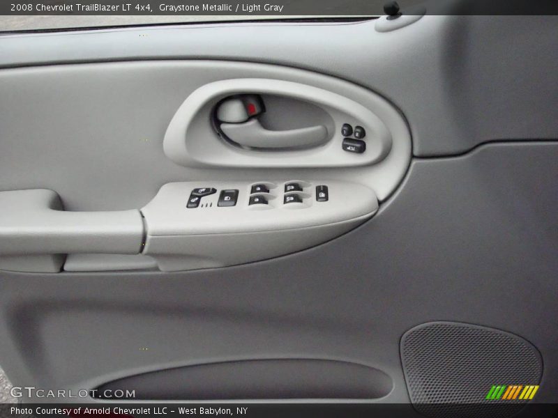Graystone Metallic / Light Gray 2008 Chevrolet TrailBlazer LT 4x4