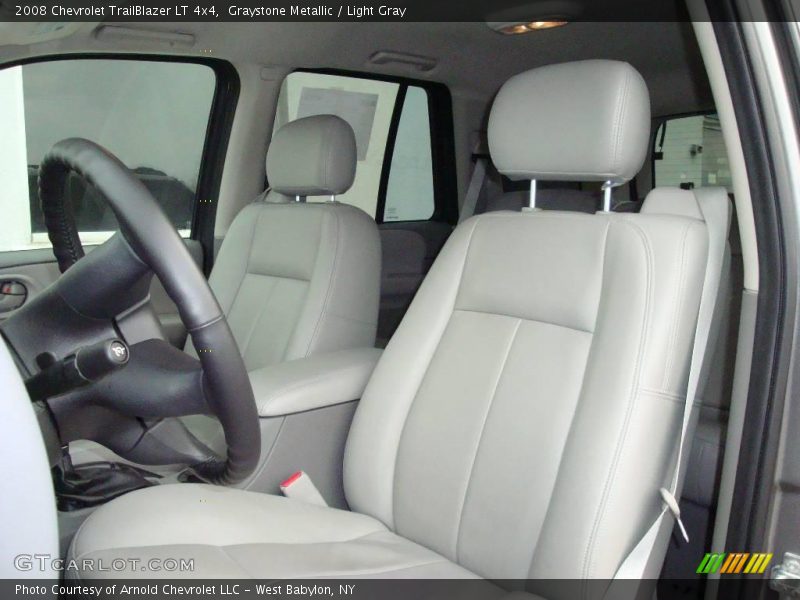 Graystone Metallic / Light Gray 2008 Chevrolet TrailBlazer LT 4x4