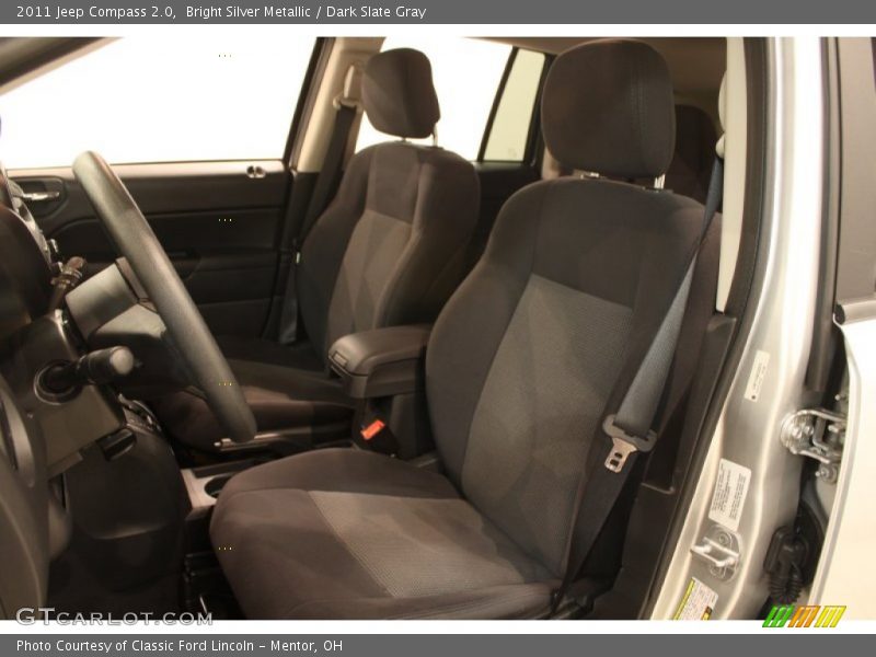Bright Silver Metallic / Dark Slate Gray 2011 Jeep Compass 2.0