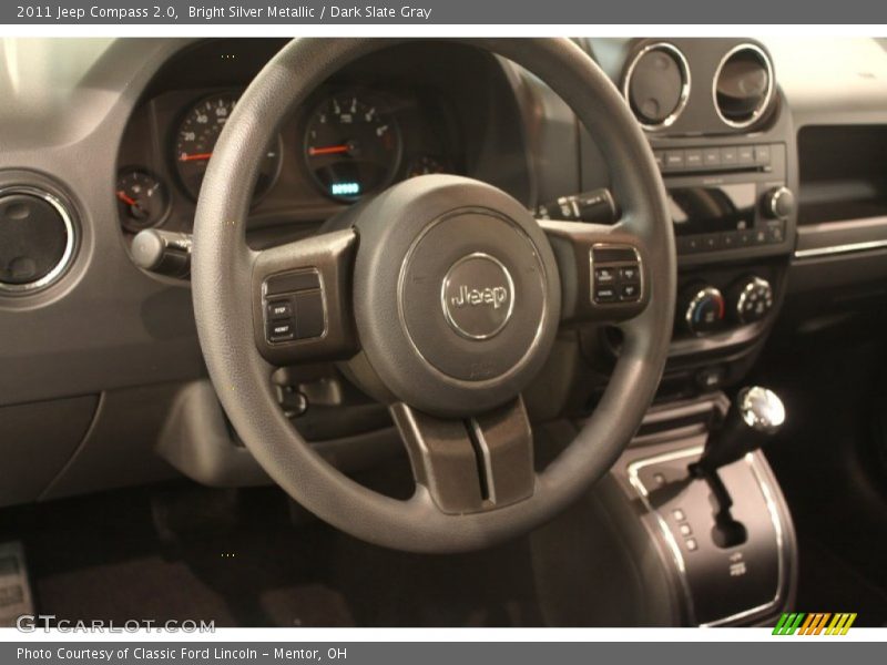 Bright Silver Metallic / Dark Slate Gray 2011 Jeep Compass 2.0