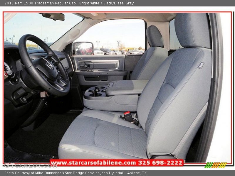 Bright White / Black/Diesel Gray 2013 Ram 1500 Tradesman Regular Cab