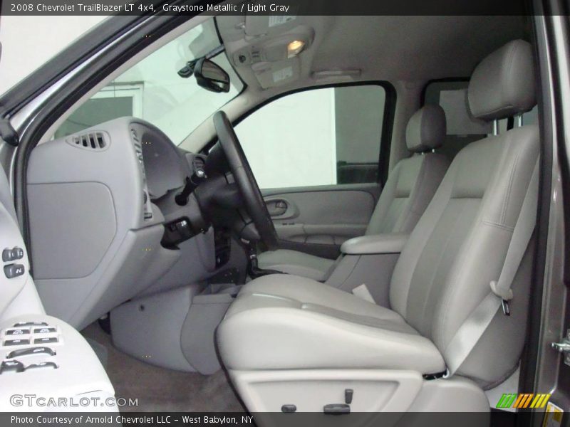 Graystone Metallic / Light Gray 2008 Chevrolet TrailBlazer LT 4x4