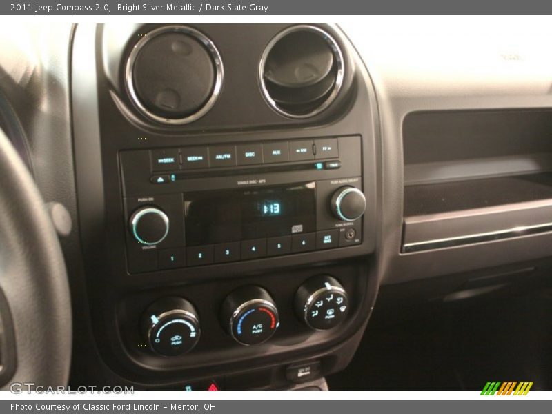 Bright Silver Metallic / Dark Slate Gray 2011 Jeep Compass 2.0