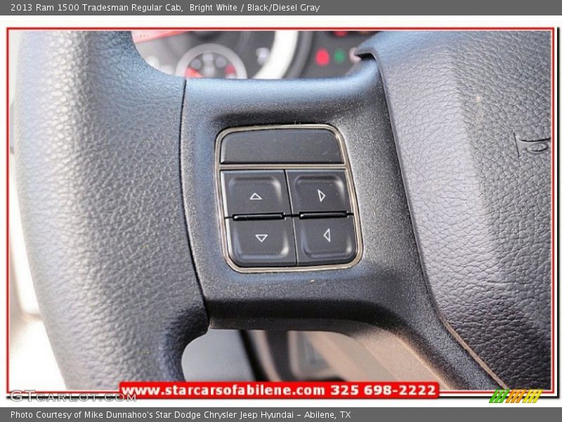 Bright White / Black/Diesel Gray 2013 Ram 1500 Tradesman Regular Cab