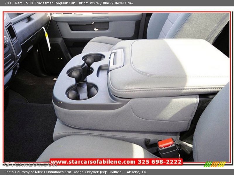 Bright White / Black/Diesel Gray 2013 Ram 1500 Tradesman Regular Cab