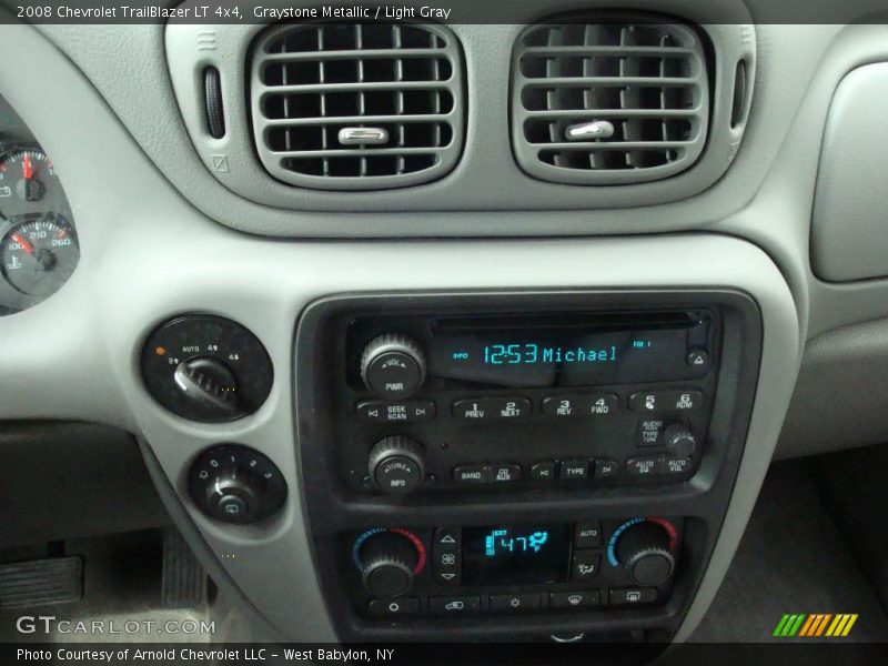 Graystone Metallic / Light Gray 2008 Chevrolet TrailBlazer LT 4x4