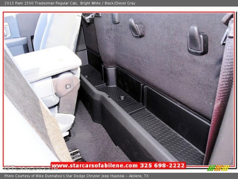 Bright White / Black/Diesel Gray 2013 Ram 1500 Tradesman Regular Cab