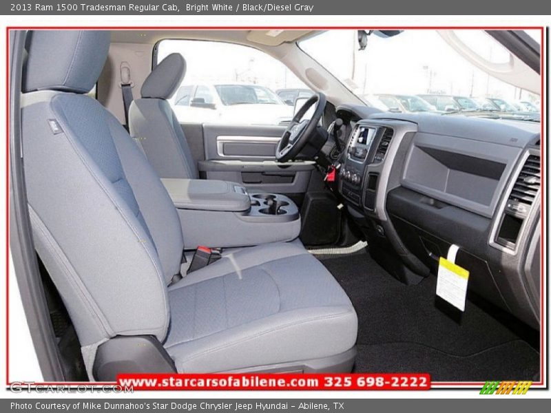 Bright White / Black/Diesel Gray 2013 Ram 1500 Tradesman Regular Cab
